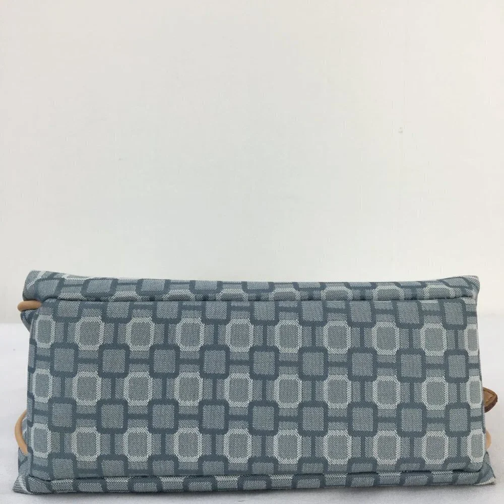 Nine West Retro Geometric Fabric Mini Satchel Wallet Bag GREAT Condition